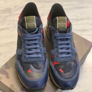 Valentino Camoflage RockRunner Sneaker